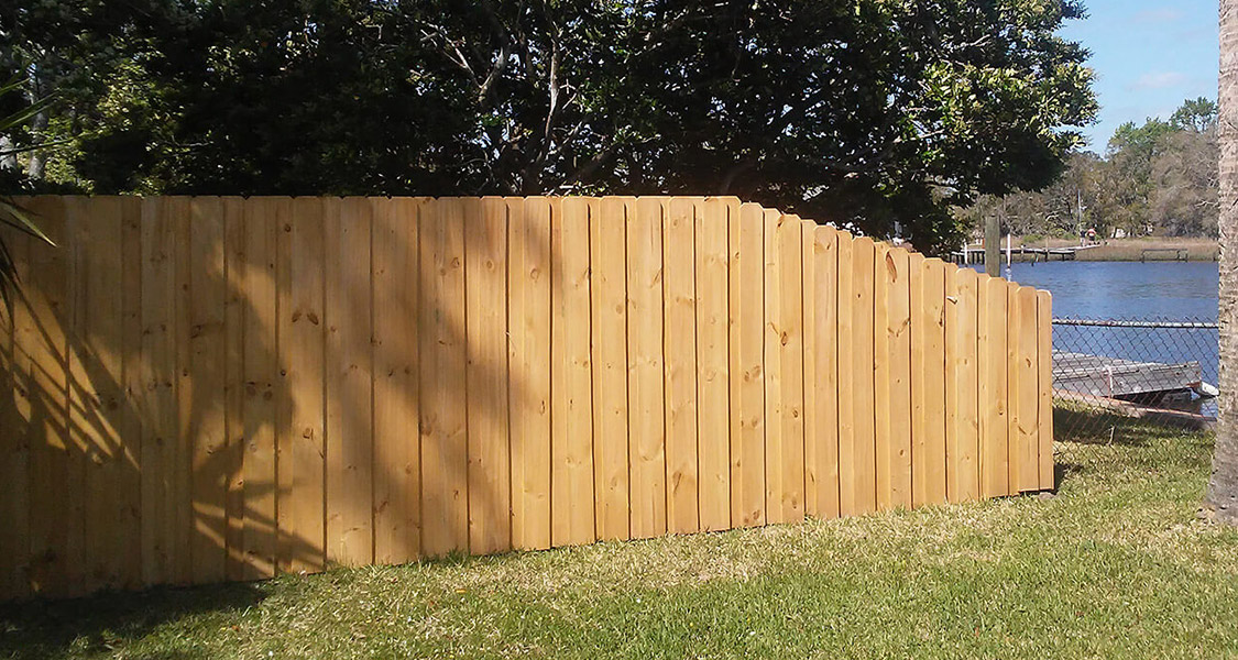 backyard privacy fence