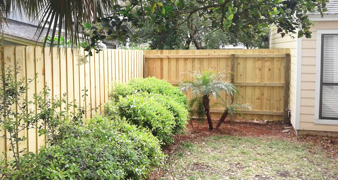 residential privacy fence